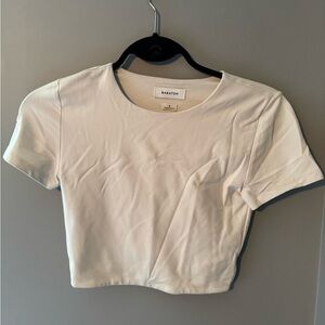 Babaton Contour Crew T Shirt Cropped